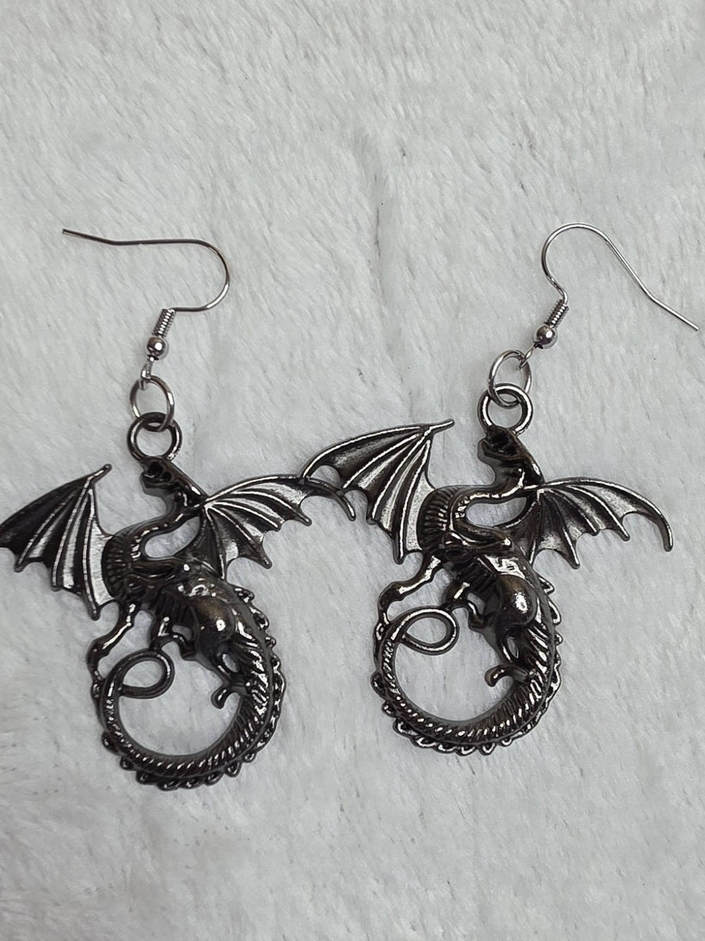 Dragon Dangle Earrings - Women's Jewelry